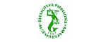 Zielone logo syrenki, wkoło napis BIBLIOTEKA PUBLICZNA M.ST. WARSZAWY