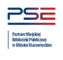 logo PSE z podpisem PARTNER MIEJSKIEJ BIBLIOTEKI PUBLICZNE W MIŃSKU MAZOWIECKIM