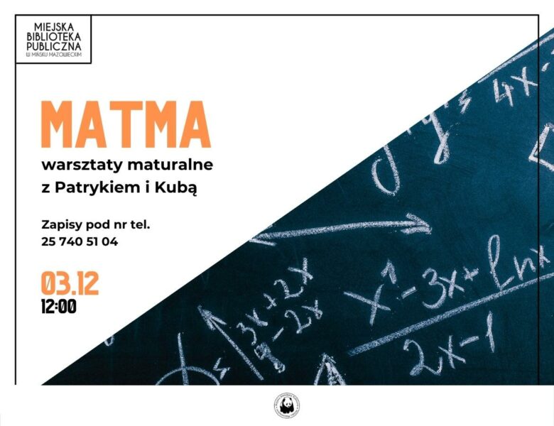 tablica z wzorami matematycznymi