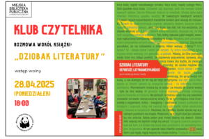Klub Czytelnika - 28.04, 18:00, rozmowa wokół książki "Dziobak literatury"