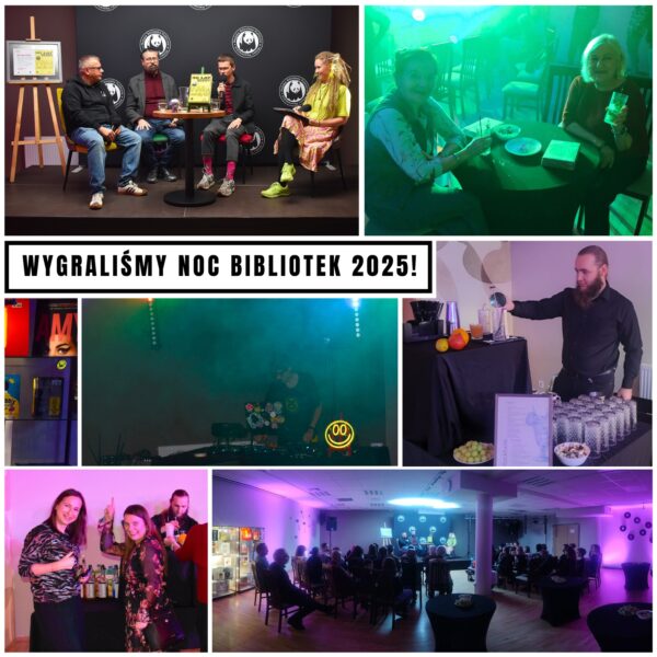 Z ogromną dumą informujemy, że Miejska Biblioteka Publiczna w Mińsku Mazowieckim znalazła się wśród 10 równorzędnych laureatów Nocy Bibliotek 2025! 🥇 To wyjątkowe wyróżnienie zwłaszcza, że do akcji zgłosiło się aż 1642 biblioteki z całej Polski 😮 Jury doceniło nas „za udowodnienie, że biblioteka może elektryzować!” ⚡